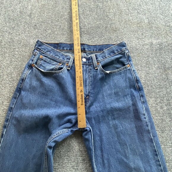 Levis 550 Jeans Mens 34x34 Blue Relax Fit Straight Workwear Demin Causal - Picture 5 of 15